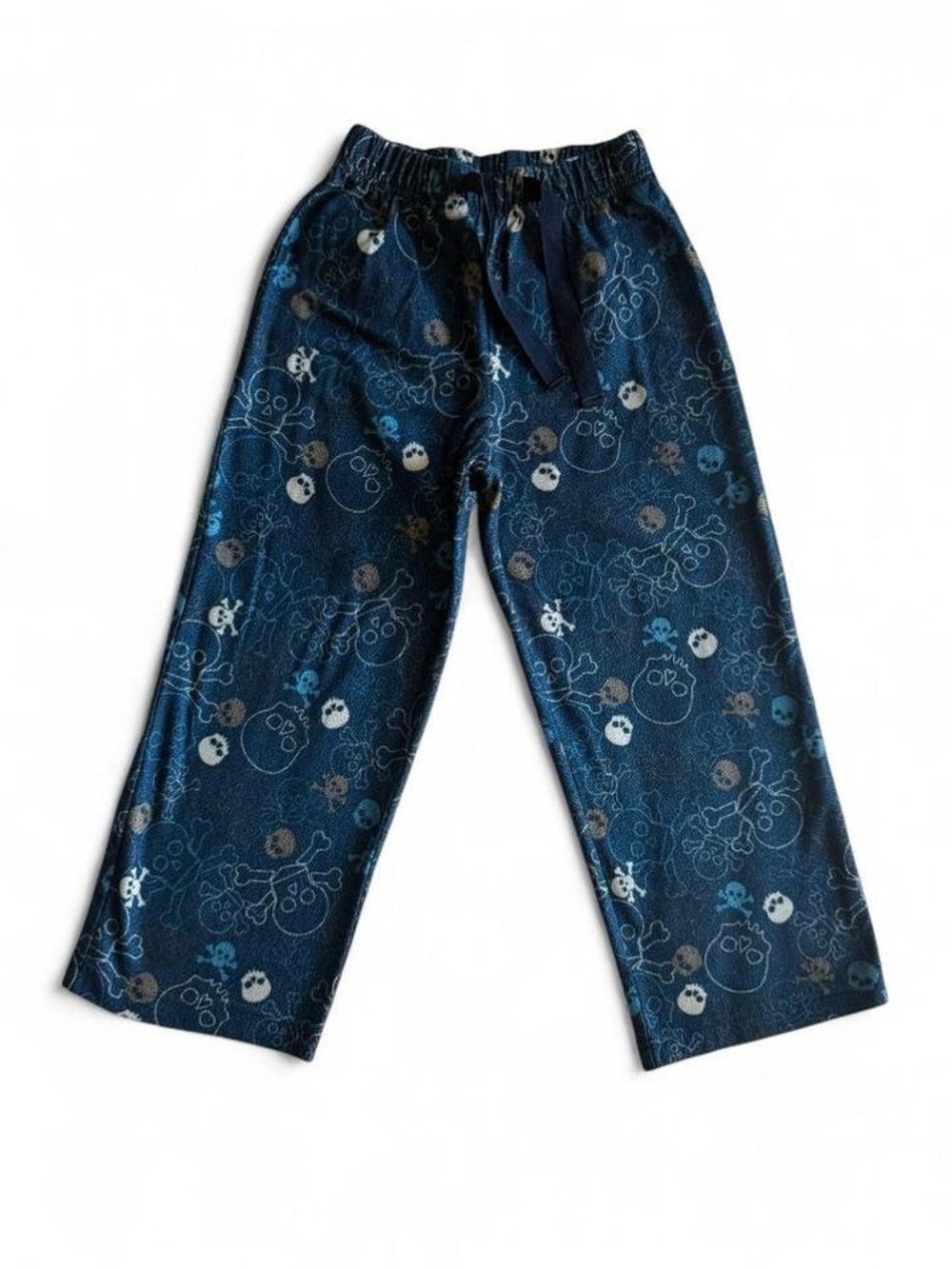 Cherokee Kids Skull Fleece Pajama Pants Blue Size S 6/7